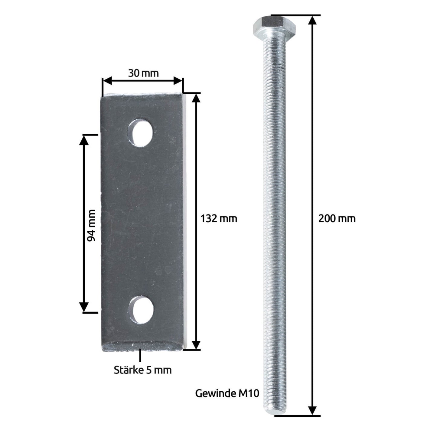 Universal Halterung für Deichselbox